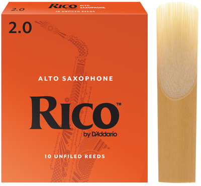 DAddario Woodwinds Rico Alto Sax 2.0 alto saksofono liežuvėliai