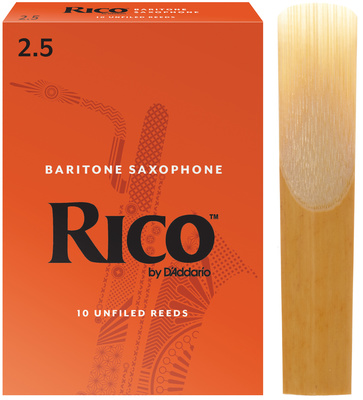 DAddario Woodwinds Rico Baritone Saxophone 2.5 baritono saksofono liežuvėliai  
