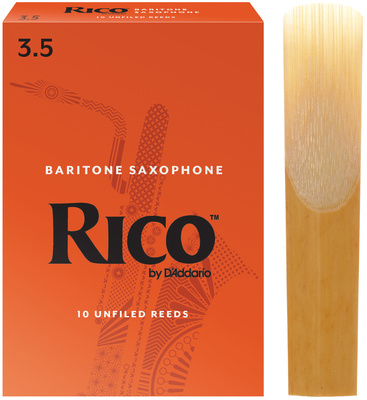DAddario Woodwinds Rico Baritone Saxophone 3.5 baritono saksofono liežuvėlis