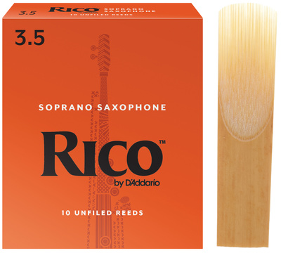 DAddario Woodwinds Rico Soprano Saksofono 3.5 liežuvėliai