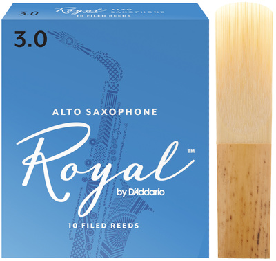 DAddario Woodwinds Royal Alto Saxophone 3.0 alto saksofono liežuvėliai