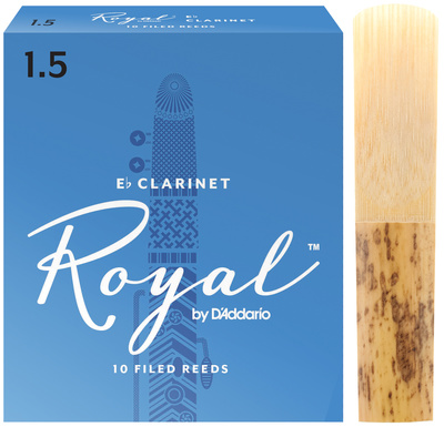 DAddario Woodwinds Royal Boehm Eb- Clarinet 1.5 klarneto liežuvėliai