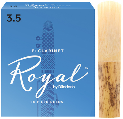 DAddario Woodwinds Royal Boehm Eb- Clarinet 3.5 klarneto liežuvėlis