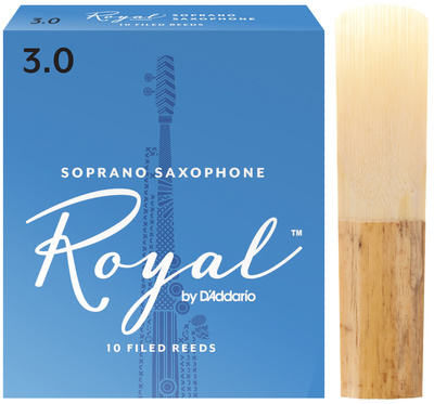 DAddario Woodwinds Royal Soprano Sax 3.0 soprano saksofono liežuvėlis