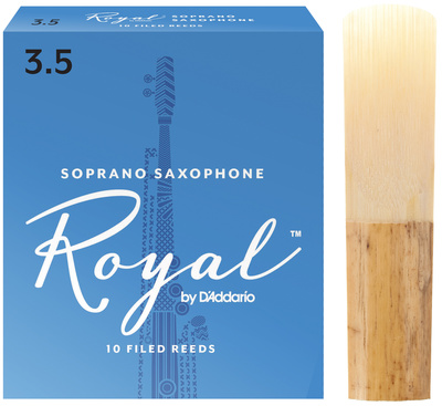 DAddario Woodwinds Royal Soprano Sax 3.5 soprano saksofono liežuvėliai