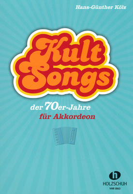 Holzschuh Verlag Kultsongs 70 akordeono natų knyga
