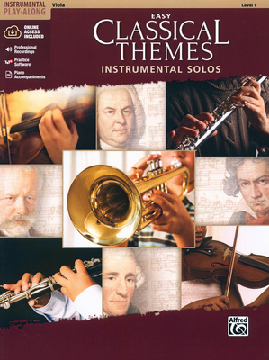 Alfred Music Publishing Easy Classical Themes viola natos
