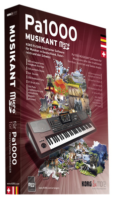 Korg PA-1000 Musikant SD Dongle klavišinių instrumentų programinė įranga