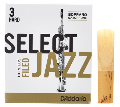 DAddario Woodwinds Select Jazz Filed Soprano 3H soprāna saksofona mēlīte