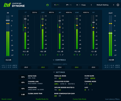 Leapwing Audio DynOne garso ir efektų programinė įranga