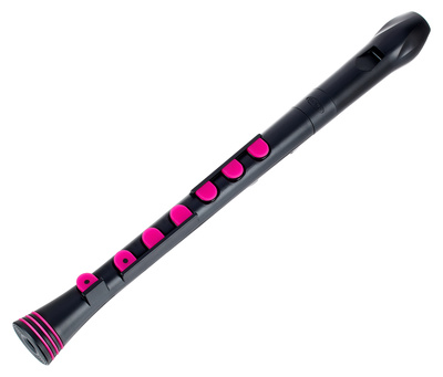 Nuvo Recorder+ German sopraninė fleitukė (juoda-rožinė)