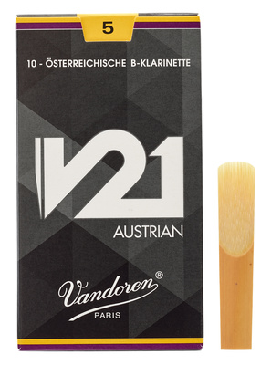 Vandoren V21 Austrian 5.0 Bb klarneto liežuvėliai (vokiški)