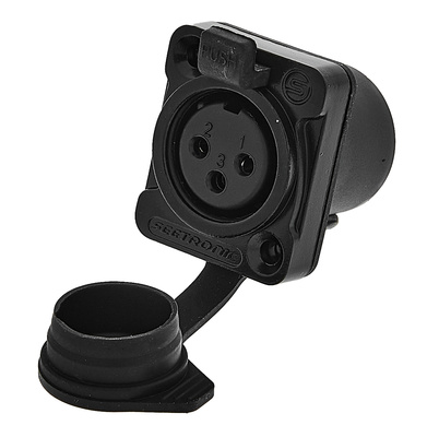 Seetronic K3F2C-W-B 3pin XLR IP65 jungtis