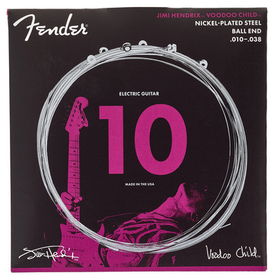 Fender Hendrix Voodoo Child BE NPS elektrinės gitaros stygos 010