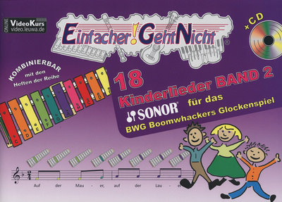LeuWa-Verlag Kinderlieder 2 Sonor BWG mokomoji muzikos medžiaga