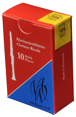 AW Reeds 105 German Clarinet 3.5 Bb klarneto liežuvėlis  