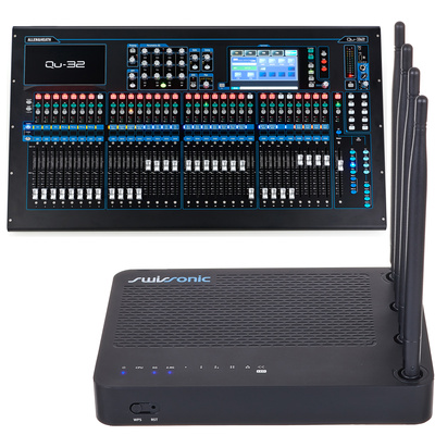 Allen & Heath Qu-32 Chrome Bundle skaitmeninis garso pultas