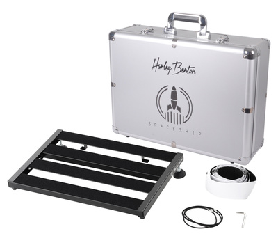 Harley Benton SpaceShip 40 pedalų lenta su hardcase dėklu