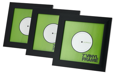 Glorious 7" Vinyl Frame Set Black vinilinių plokštelių rėmelis  