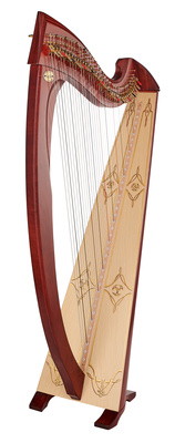 Salvi Una Deluxe svirtelinė arfa mahogany