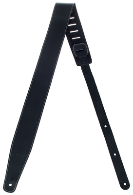 Fender Broken-in Leather odinis diržas juodas