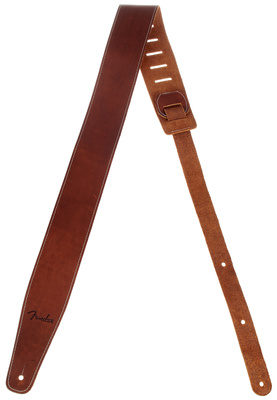 Fender Broken-in Leather Strap Tan odinis gitaros diržas