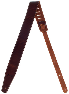 Fender Broken-in Leather Strap Brown odinis diržas gitarai