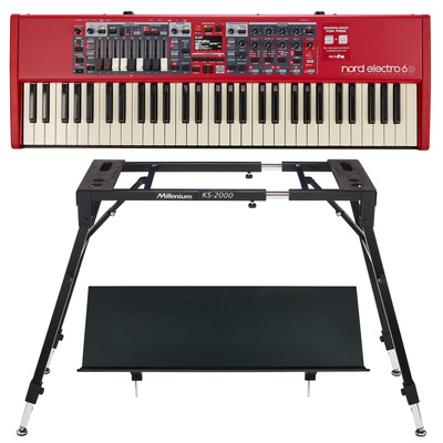 Clavia Nord Electro 6D 61 sceninis pianinas su stovu  