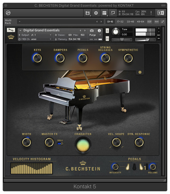 C. Bechstein Digital Grand Essentials virtualus instruktas