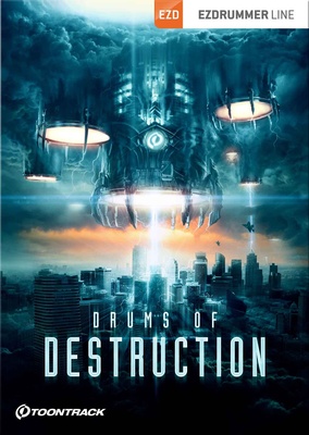 Toontrack EZX Drums of Destruction garso biblioteka
