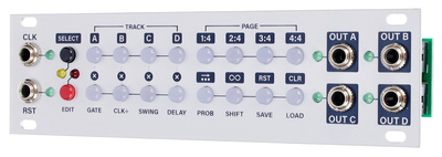 Intellijel Designs Steppy 1U trigerio ir cv sekvenceris