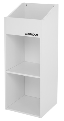 Glorious Record Rack 330 White įrašų stovas  