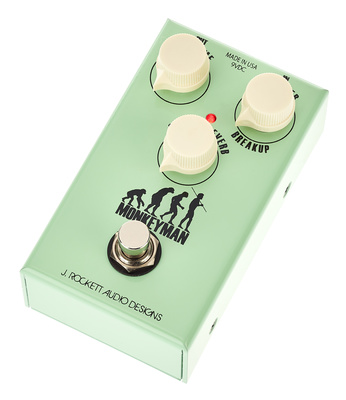 B-Stock, J. Rockett Audio Rockett Monkeyman, Overdrive / Reverb Effekt Pedal, designt um Sound und Kompression von Tweed Amp Speakern am Break-up
