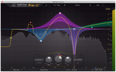 FabFilter Pro-Q 3 garso efektų programinė įranga