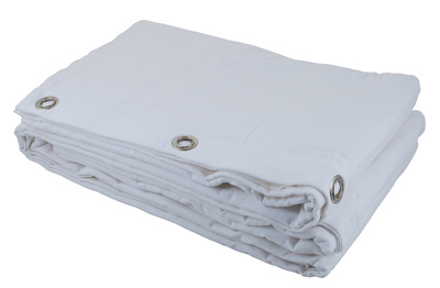 Stairville Curtain 160g/m² 5.0x4.0m Wh