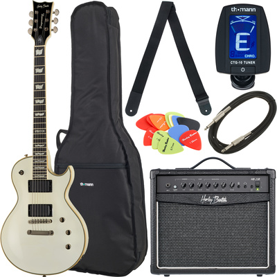 Harley Benton SC-1000 WH Progressive Set 1 elektriskās ģitāras komplekts