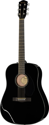 Fender CD-60S Black WN B-Stock dreadnought akustinė gitara