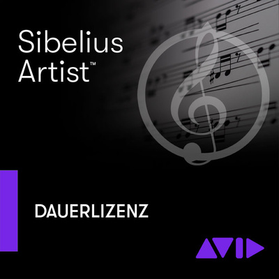 Avid Sibelius Artist Perpetual natų rašymo programinė įranga