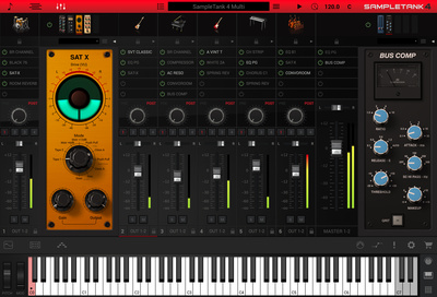 IK Multimedia SampleTank 4 virtualus instrumentas ir samplai