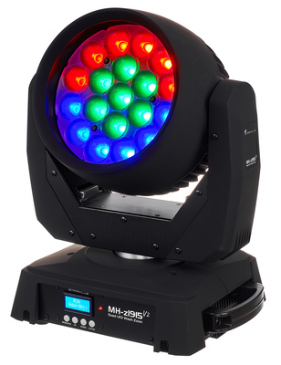 B-Stock, Stairville MH-z1915 V2 Quad LED Wash Moving Head mit Zoom; Weiterentwicklung des verbreiteten MH-z1915; Verriegelbarer Power Twist Ein- und