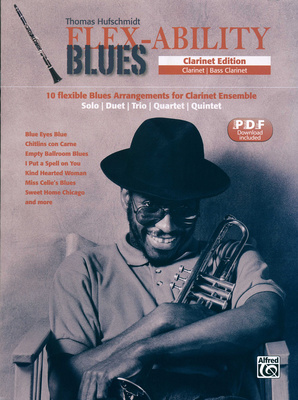 Alfred Music Publishing Flex-Ability Blues Clarinet natos klarinetui