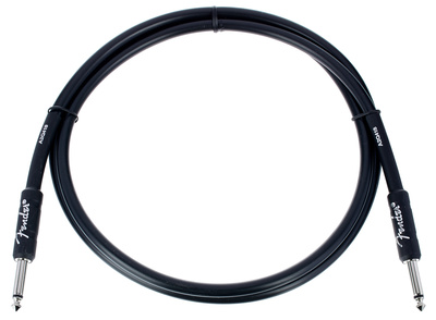 Fender Prof. Cable 1,5m Black instrumentinis laidas