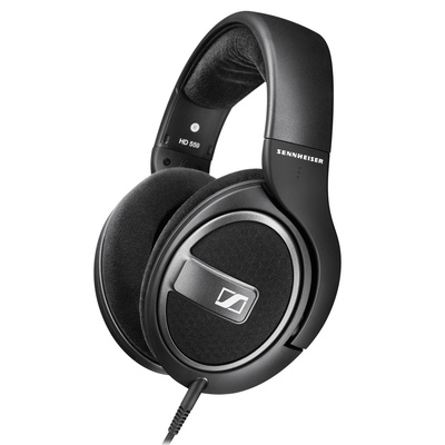 B-Stock, Sennheiser HD 559 Over-Ear Kopfhörer, ohrumschließend, einseitige Kabelführung, weiche, abnehmbare Ohrpolster, breiter gepolsteter Kopfbügel,