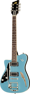 Duesenberg Caribou LH Narvik Blue kairiarankė elektrinė gitara
