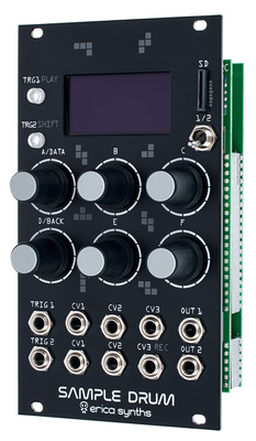 Erica Synths Sample Drum samplerių modulis