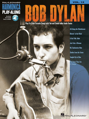 Hal Leonard Harmonica Play-Along Bob Dylan dainynas lūpinėms armonikėlėms