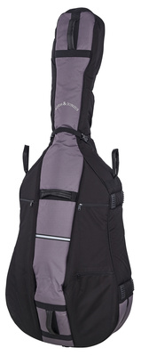 Roth & Junius BSB-01 1/4 GY/BK kontraboso minkštas dėklas