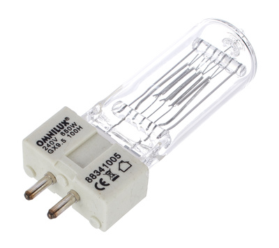 Omnilux 240V/650W GX-9,5 100h 3200K kaitrinė lempa  
