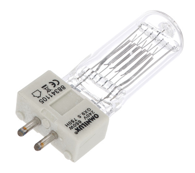 Omnilux 240V/650W GX-9,5 750h 3000K kaitrinė lempa