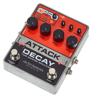 Electro Harmonix Attack Decay Tape Reverse Sim. gitaros efektas
